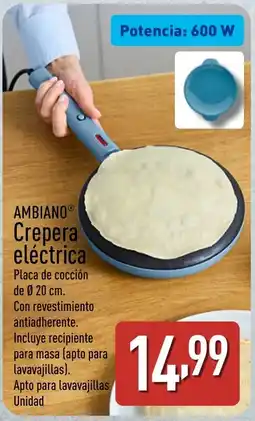 ALDI AMBIANO Crepera eléctrica oferta