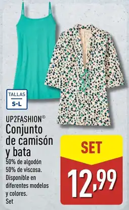 ALDI UP2FASHION Conjunto de camisón y bata oferta
