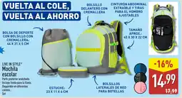 ALDI LIVE IN STYLE Mochila escolar oferta