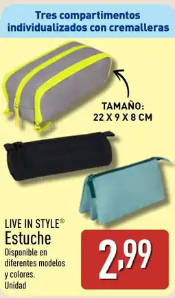 ALDI LIVE IN STYLE Estuche oferta
