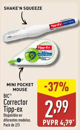 ALDI BIC Corrector Tipp-ex oferta