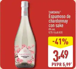 ALDI SANDARA Espumoso de chardonnay con sake oferta