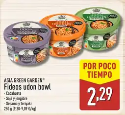 ALDI ASIA GREEN GARDEN Fideos udon bowl oferta