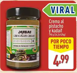 ALDI Crema al pistacho y kadaif oferta