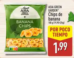 ALDI ASIA GREEN GARDEN Chips de banana oferta