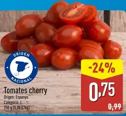 ALDI Tomates cherry oferta