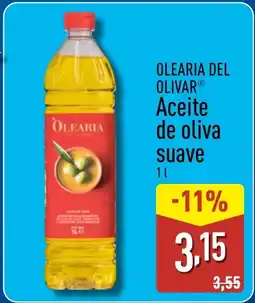 ALDI OLEARIA DEL OLIVAR Aceite de oliva suave oferta