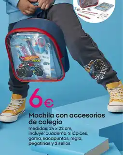 Pepco Mochila con accesorios de colegio oferta