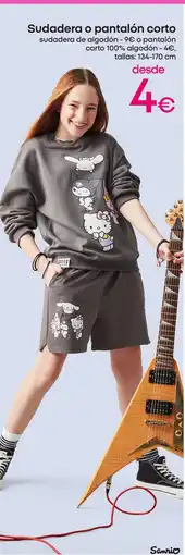 Pepco Sudadera o pantalón corto oferta