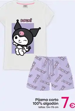 Pepco Pijama corto 100% algodón oferta
