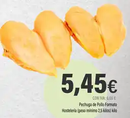 Cash Ifa Pechuga de Pollo Formato Hostelería peso mínimo oferta