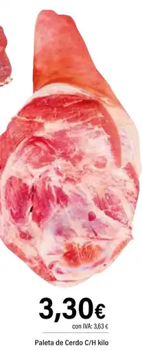 Cash Ifa Paleta de Cerdo C/H oferta