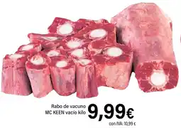 Cash Ifa MC KEEN Rabo de vacuno vacío oferta