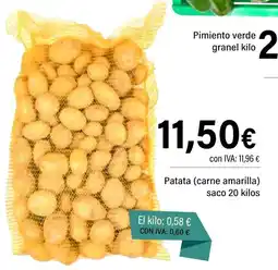 Cash Ifa Patata (carne amarilla) saco oferta