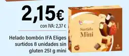Cash Ifa IFA ELIGES Helado bombón surtidos 8 unidades sin gluten mini oferta