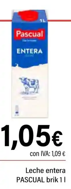 Cash Ifa PASCUAL Leche entera oferta