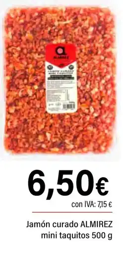 Cash Ifa ALMIREZ Jamón curado mini taquitos oferta