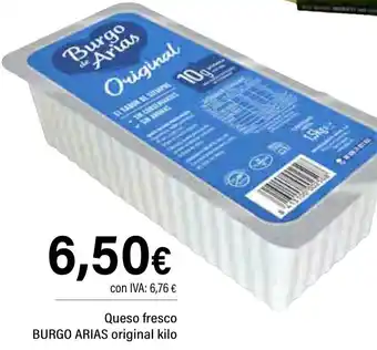 Cash Ifa BURGO ARIAS Queso fresco original oferta