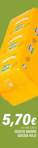 Cash Ifa Queso barra gouda oferta