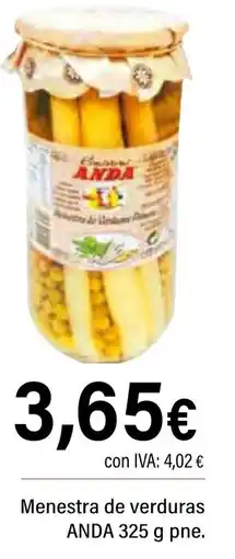 Cash Ifa ANDA Menestra de verduras oferta