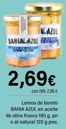 Cash Ifa BAHIA AZUL Lomos de bonito en aceite de oliva frasco pn o al natural oferta