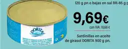 Cash Ifa DORITA Sardinillas en aceite de girasol oferta