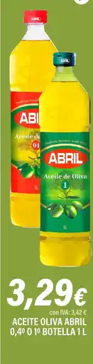 Cash Ifa ABRIL Aceite oliva 0,4° 0 1º oferta