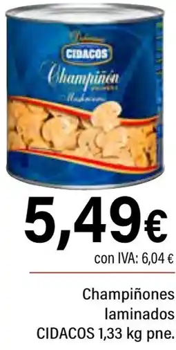 Cash Ifa CIDACOS Champiñones laminados oferta