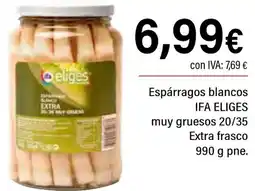 Cash Ifa IFA ELIGES Espárragos blancos muy gruesos 20/35 Extra frasco oferta