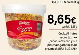 Cash Ifa Cocktail frutos secos texmex oferta