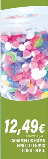 Cash Ifa Caramelos goma fini little mix cubo oferta