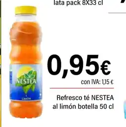 Cash Ifa NESTEA Refresco té al limón botella oferta
