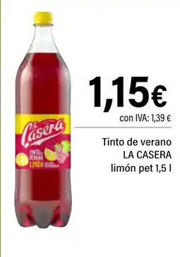 Cash Ifa LA CASERA Tinto de verano oferta