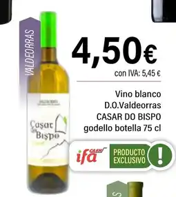 Cash Ifa CASAR DO BISPO Vino blanco D.O Valdeorras oferta
