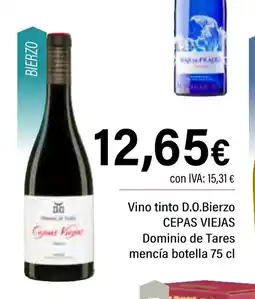 Cash Ifa CEPAS VIEJAS Vino tinto D.O.Bierzo oferta