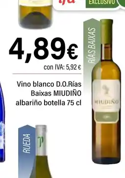 Cash Ifa MIUDIÑO Vino blanco D.O.Rías Baixas oferta