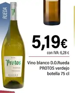 Cash Ifa PROTOS Vino blanco D.O Rueda oferta