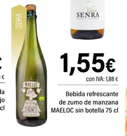 Cash Ifa MAELOC Bebida refrescante de zumo de manzana oferta