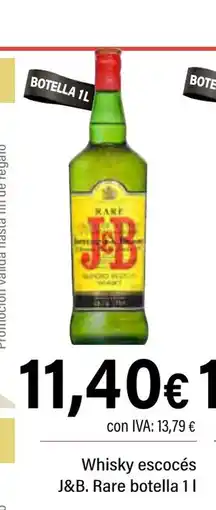 Cash Ifa J&B Whisky escocés oferta
