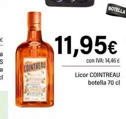 Cash Ifa COINTREAU Licor botella oferta