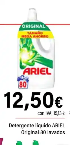 Cash Ifa ARIEL Detergente liquido Original 80 lavados oferta