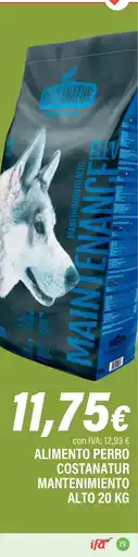 Cash Ifa Alimento perro costanatur mantenimiento oferta