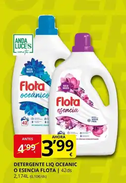 Supermercados MAS FLOTA Detergente liq oceanic o esencia oferta