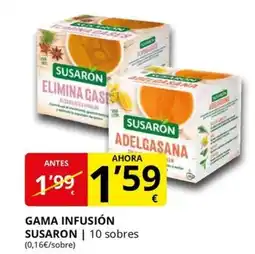 Supermercados MAS SUSARON Gama infusión oferta