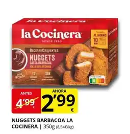 Supermercados MAS LA COCINERA Nuggets barbacoa oferta