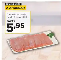 Alimerka Cinta de lomo de cerdo fresca oferta
