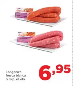 Alimerka Longaniza fresca blanca o roja oferta