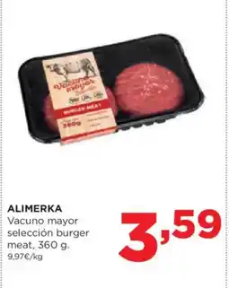 Alimerka ALIMERKA Vacuno mayor selección burger meat oferta