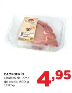 Alimerka CAMPOFRÍO Chuleta de lomo de cerdo oferta