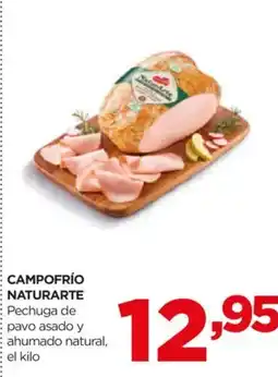 Alimerka CAMPOFRÍO NATURARTE Pechuga de pavo asado y ahumado natural oferta